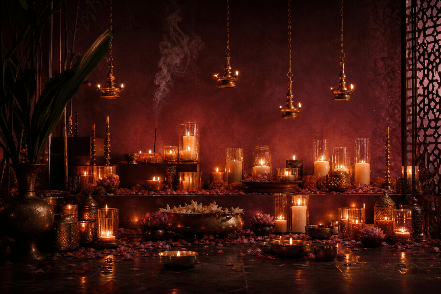 A candle-lit shrine — the world of House of Kala